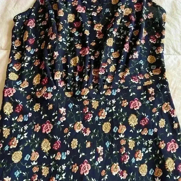J Crew Mercantile Floral Fall Dress - Size 6 - Picture 10 of 12
